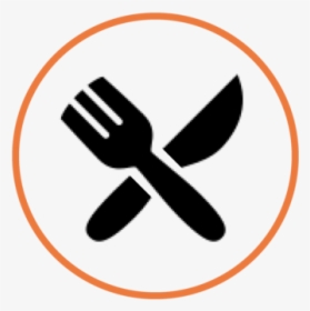 Icon Fork Knife Ios Black Filled - Sign, HD Png Download, Transparent PNG