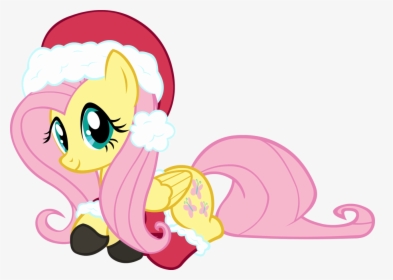 Artist Doctor G Christmas Clothes Fluttershy - Cartoon, HD Png Download, Transparent PNG
