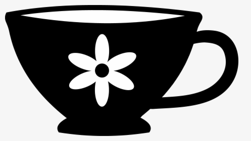 Cups Clipart Silhouette - Tea Cup Silhouette Clip Art, HD Png Download, Transparent PNG