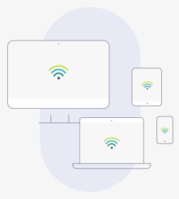 Wifi Devices - Circle, HD Png Download, Transparent PNG
