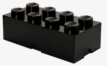 4004 Lego Storage Brick 8 Black - Storage Brick Lego 8 Black, HD Png Download, Transparent PNG