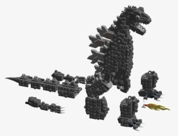 Godzilla Lego Mastramicoset Brick101 Final1 - Lego Godzilla Instructions, HD Png Download, Transparent PNG