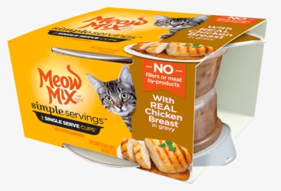 Meow Mix Simple Servings, HD Png Download, Transparent PNG