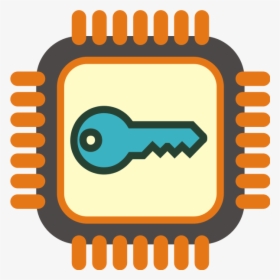 Crypto Chip Png Clip Arts - Unix Security, Transparent Png, Transparent PNG