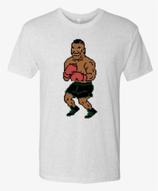 Retro Iron Mike Tyson Punchout 80s Inspired Men S Triblend - Mike Tyson Punch Out Clip Art, HD Png Download, Transparent PNG