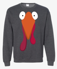Thanksgiving Day,turkey Funny,fun,cute Crewneck Pullover - Hoodie, HD Png Download, Transparent PNG