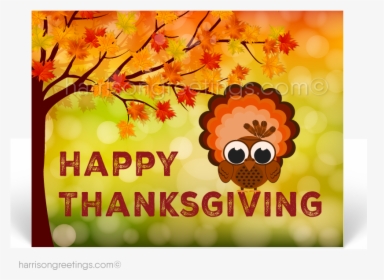 Cute Turkey Thanksgiving Postcards - Cute Thanksgiving Postcards, HD Png Download, Transparent PNG