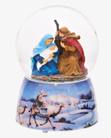 Snow Globe With Nativity Scene Inside, HD Png Download, Transparent PNG