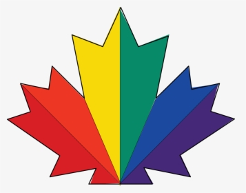 Maple Leaf Rainbow Colour, HD Png Download, Transparent PNG