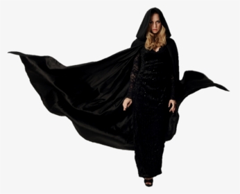 #witch #cloak #hooded #woman #lady #blonde #girl #beautiful - Woman In Cloak Png, Transparent Png, Transparent PNG