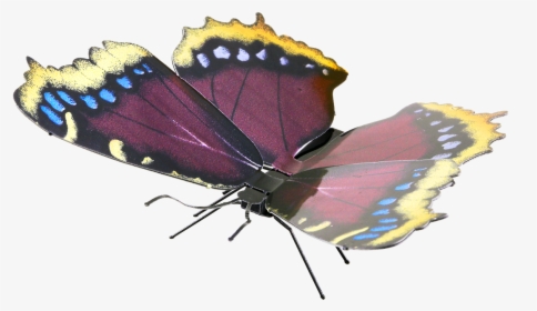 Metal Earth Butterflies - Mourning Cloak Butterfly Png, Transparent Png, Transparent PNG