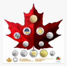 2017 Canada 150th Anniversary Celebration 12-coins - 2017 Canadian Coin Set, HD Png Download, Transparent PNG