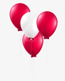 Free Png Download Red And White Balloons Png Images - Transparent Red Balloons Png, Png Download, Transparent PNG