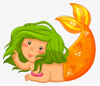 Mermaid Clipart Fairy - Mermaid, HD Png Download, Transparent PNG