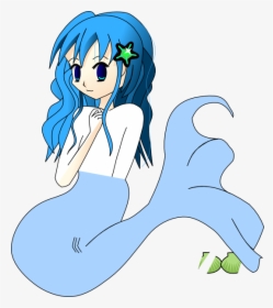 Blue Mermaid Svg Clip Arts - Mermaid, HD Png Download, Transparent PNG
