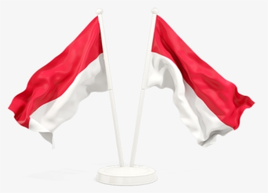 Monaco Flag Png - Transparent Indonesia Flag Background, Png Download, Transparent PNG