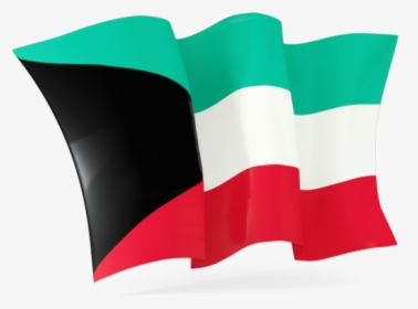 Download Flag Icon Of Kuwait At Png Format - Kuwait Flag Waving Png, Transparent Png, Transparent PNG