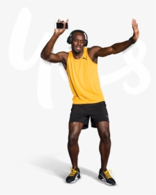 Usain Bolt Transparent Background, HD Png Download, Transparent PNG