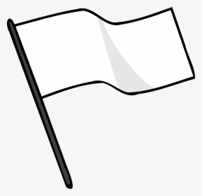 Waving White Flag Clip Arts - White Flag Vector Png, Transparent Png, Transparent PNG
