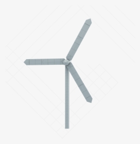 Turbine Origami Illustration - Wind Turbine, HD Png Download, Transparent PNG