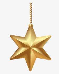 Gold Christmas Star Png Clipart Image - Vector Christmas Decorations Png, Transparent Png, Transparent PNG