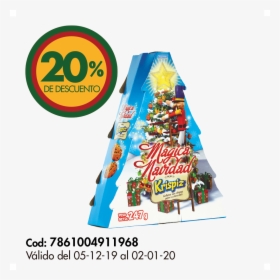 Galletas Árbol De Navidad Krispiz - Cake, HD Png Download, Transparent PNG