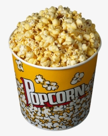 Popcorn In Bucket Png Image - Bowl Of Popcorn Png, Transparent Png, Transparent PNG
