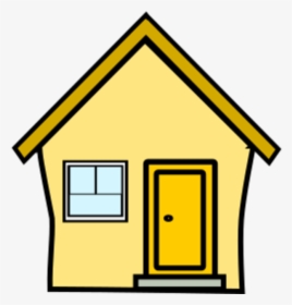 Transparent House Clipart - Yellow House Clipart, HD Png Download, Transparent PNG