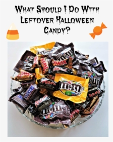 Halloween-candy - Bunch Of Chocolate Wrappers, HD Png Download, Transparent PNG