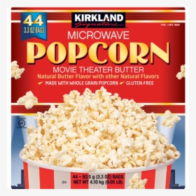 Kirkland Microwave Popcorn Movie Theater Butter, HD Png Download, Transparent PNG