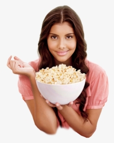 Image Description - Popcorn Eating Images Png, Transparent Png, Transparent PNG