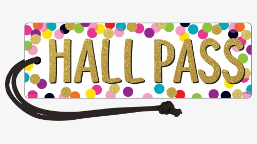 Confetti Magnetic Hall Pass - Hall Pass, HD Png Download, Transparent PNG