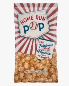 Home Run Pop Caramel Covered Popcorn With Peanuts Shown - Breakfast Cereal, HD Png Download, Transparent PNG