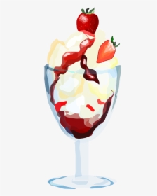 Ice Cream Sundae Clipart, HD Png Download, Transparent PNG
