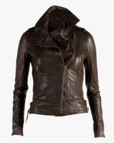 Leather Women Jacket - Womens Leather Jacket Png, Transparent Png, Transparent PNG