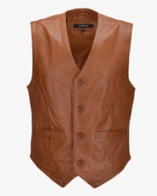 Leather Waistcoat - Sweater Vest, HD Png Download, Transparent PNG