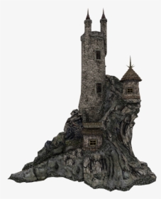 Cut-out Castle Png Image - Wizard Tower Png, Transparent Png, Transparent PNG