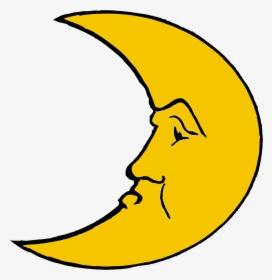Angry Moon Crescent - Luna Clipart, HD Png Download, Transparent PNG
