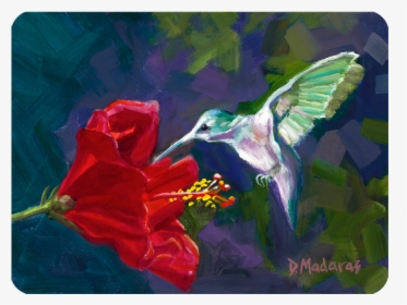 Tucson Art - Ruby-throated Hummingbird, HD Png Download, Transparent PNG