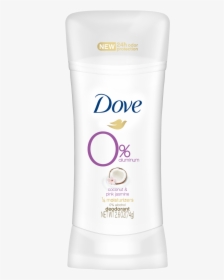 Dove 0% Aluminum Deodorant Coconut & Pink Jasmine - Dove Advanced Care Deodorant Sensitive, HD Png Download, Transparent PNG