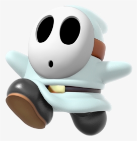 Mkdx White Shy Guy Figurine - White Shy Guy Mario, HD Png Download, Transparent PNG