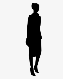 People Walking Silhouettes Png Download - Little Black Dress, Transparent Png, Transparent PNG