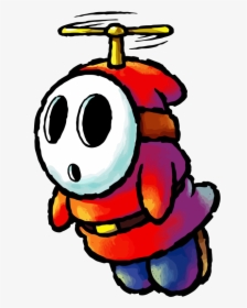 Fly Guy Yoshi Wiki Fandom Powered By - Flying Shy Guy Mario, HD Png Download, Transparent PNG