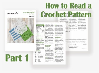 How To Read A Crochet Pattern - Carta Geológica De Portugal, HD Png Download, Transparent PNG