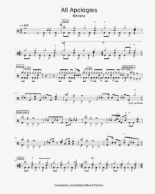 Nirvana All Apologies Free Sheet Music, HD Png Download, Transparent PNG