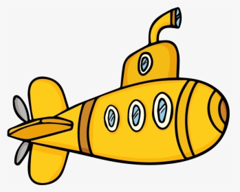 Cartoon Submarine Clip Art - Transparent Submarine Clipart, HD Png Download, Transparent PNG