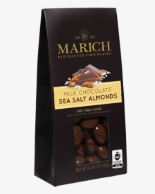 Milk Chocolate Sea Salt Almonds - Marich Milk Chocolate Sea Salt Almonds, HD Png Download, Transparent PNG