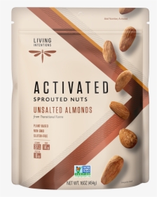 Living Intentions Unsalted Almonds, HD Png Download, Transparent PNG