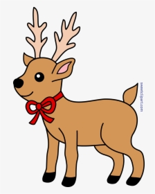 Reindeer Christmas Clip Art - Reindeer Clip Art, HD Png Download, Transparent PNG