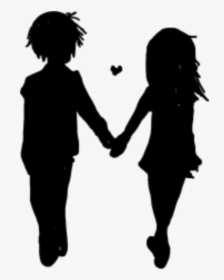 #silhouette #couple #walking #holdinghands - Lutadora Muay Thai Silhueta, HD Png Download, Transparent PNG